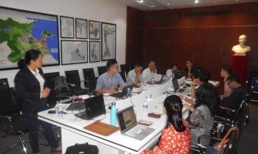 course on the use of the simulator to the urban planning department and to the utility companies of the city of Da Nang