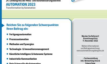 CfP AUTOMATION 2023