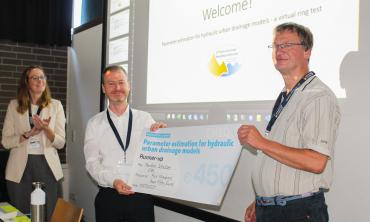 Aquafin Award presented to Dr Schütze