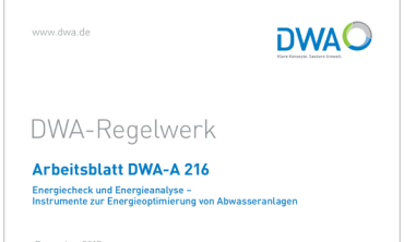 Cover image of the worksheet DWA-A 216