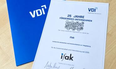 Urkunde vom VDI