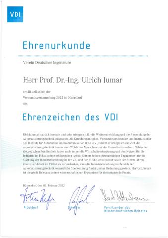 VDI-Ehrenpreis