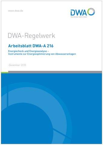 Cover image of the worksheet DWA-A 216